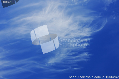 Image of Background of blue sky.