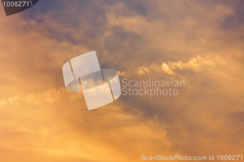 Image of Background of colourful sky.