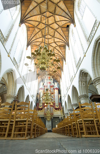 Image of Church interior with Organ