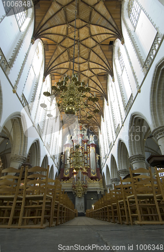 Image of Church interior with Organ