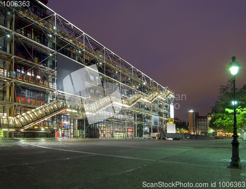 Image of Centre Pompidou at night