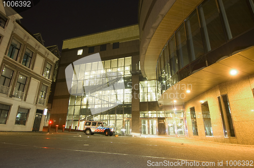 Image of Police Patrol near government buildings