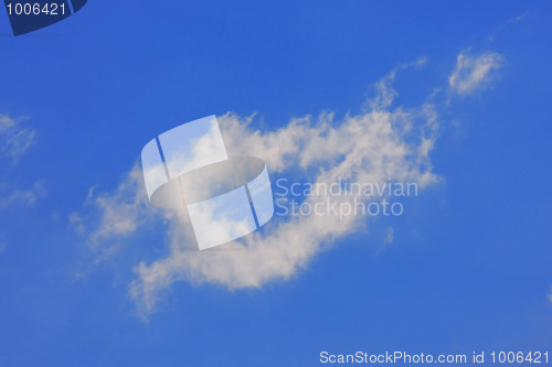 Image of Background of blue sky.