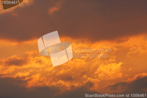 Image of Background of colourful sky.