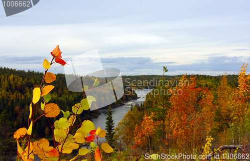 Image of Autumn mountain landscape