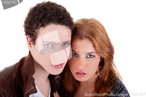 Image of a beauty and cute young couple
