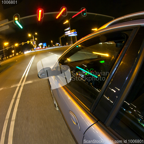 Image of Stopping at the traffic lights