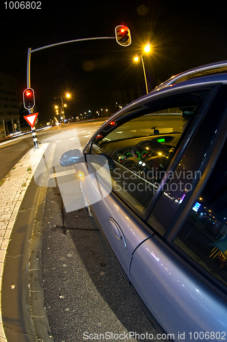 Image of Waiting at the traffic lights