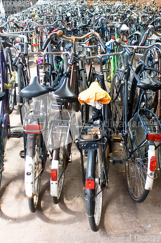 Image of Bicycle parking at the railway station
