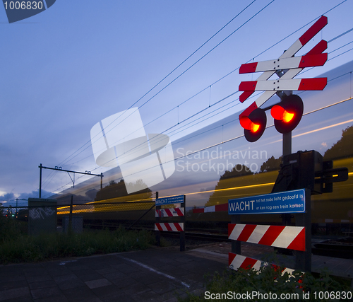 Image of Passing train