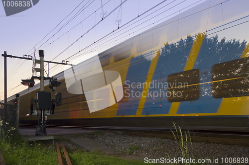 Image of Passing train