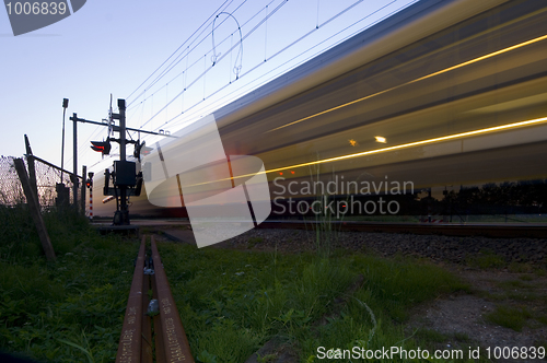 Image of Passing train