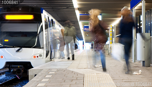 Image of Catching a train