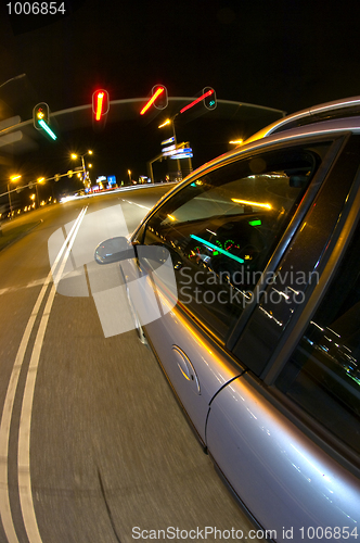 Image of Stopping at the traffic lights