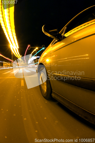 Image of Traffic Lights at night