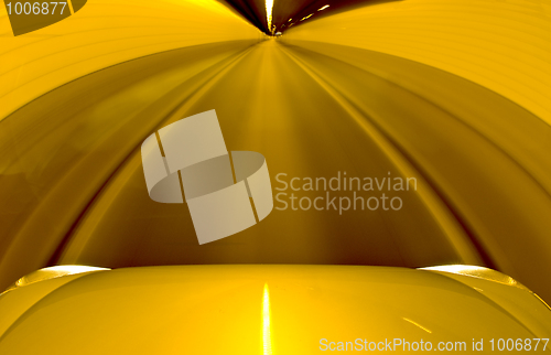 Image of A car driving through a tunnel