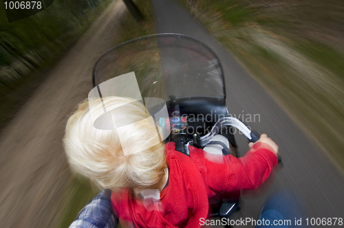 Image of Boy on bike