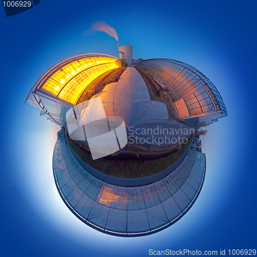 Image of Carbon dioxide emission sphere