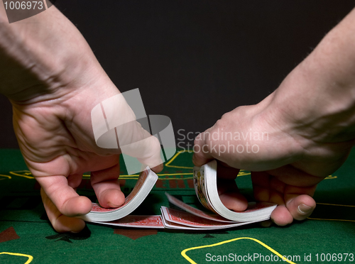 Image of Shuffling cards