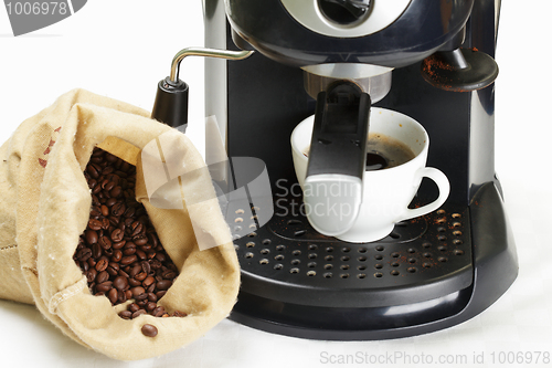 Image of Coffee-machine and crop