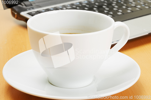Image of Coffee and laptop