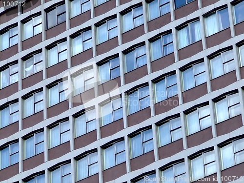 Image of Skyscraper window detail in London