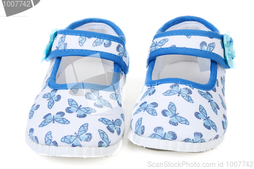 Image of Blue baby sandals