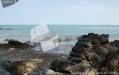 Image of Beach with big stones