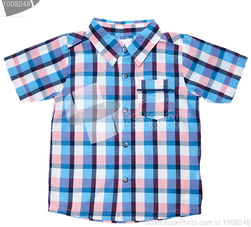 Image of Plaid baby shirt