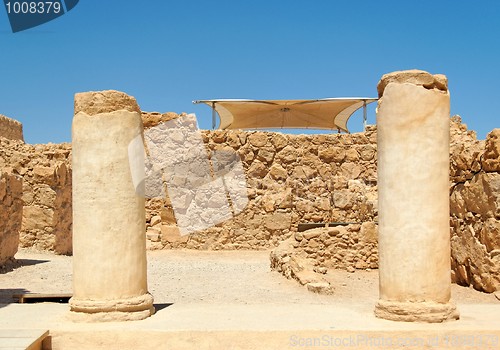 Image of Ruins of ancient colonnade  