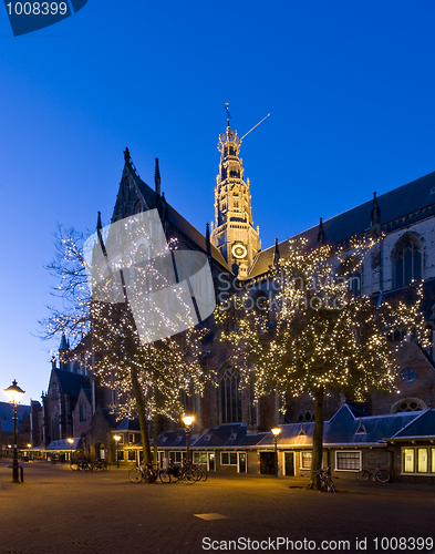 Image of Church at night