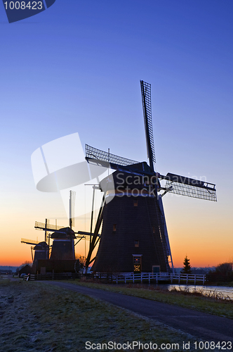 Image of Three windmills