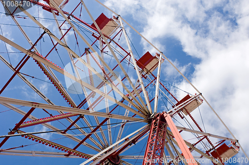 Image of Ferris wheel close-up