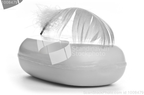 Image of Soap Bar with Feather