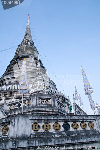 Image of Stupa at temple in Thailand