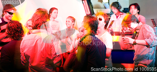 Image of A party in a nightclub