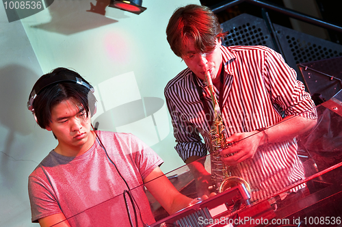 Image of DJ and Saxophonist