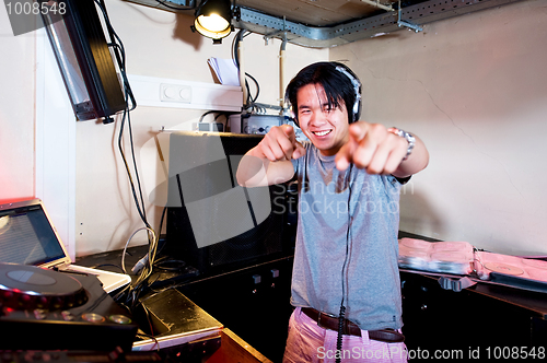 Image of DJ in action