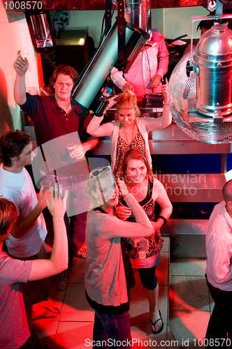 Image of A part in a nightclub