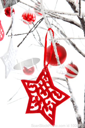 Image of Hanging Christmas Stars Baubles