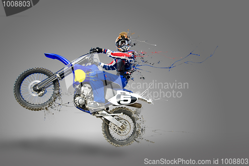 Image of Motocross rider