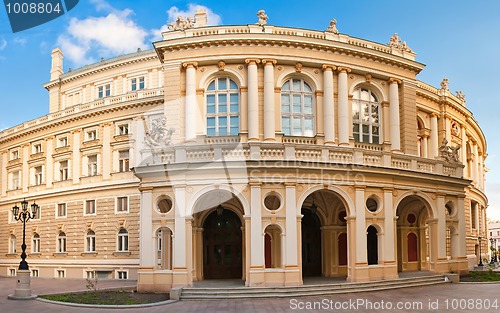 Image of Panoramic shot of Theater of Opera and Ballet building in Odessa