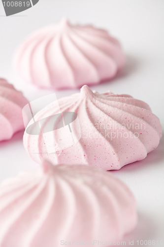 Image of Pastel colored meringue