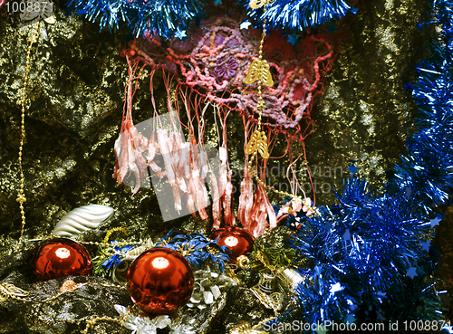 Image of Christmas and New Year decorations 