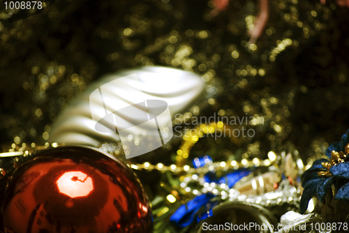 Image of Christmas and New Year decorations  