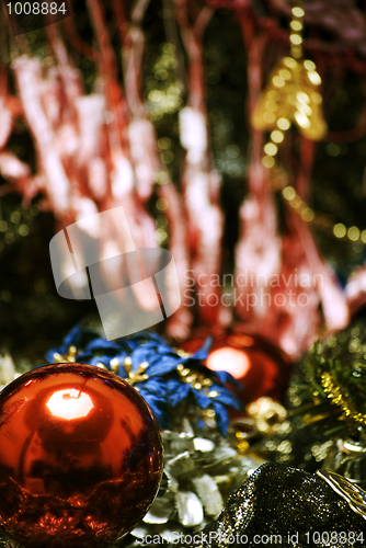 Image of Christmas and New Year decorations  