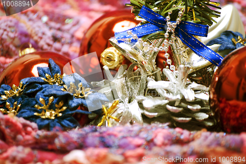 Image of Christmas and New Year decorations   