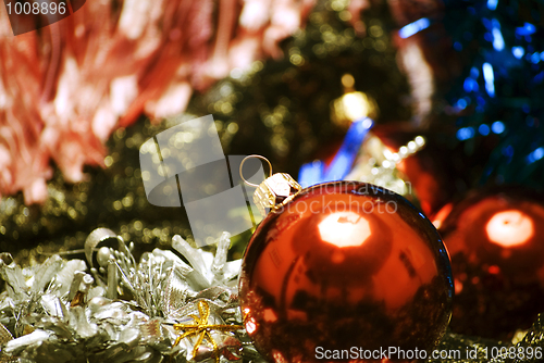 Image of Christmas and New Year decorations  