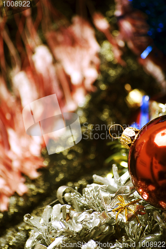 Image of Christmas and New Year decorations  