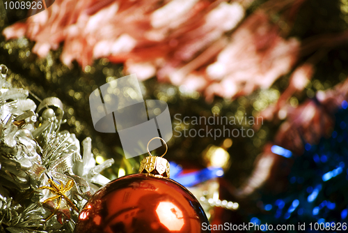 Image of Christmas and New Year decorations  